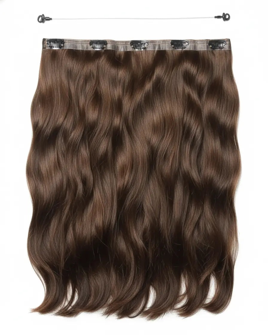 Aplique de Cabelo Halo MOJO – Chocolate 35cm (Cabelo Humano) MOJO