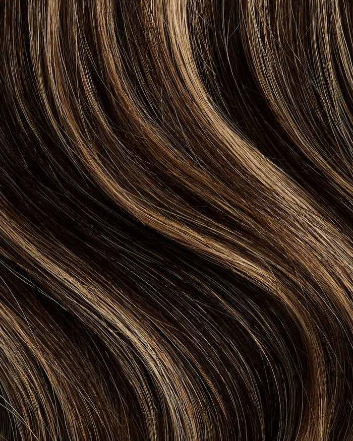 URSULA - Aplique de tic tac halo fio invisivel de cabelo humano  45cm e 100g MOJO
