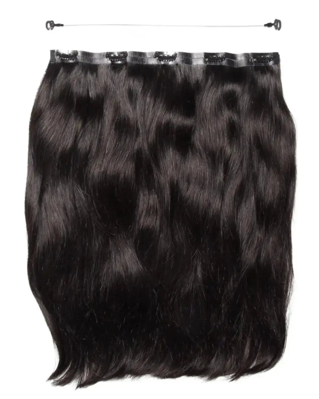 URSULA - Aplique de tic tac halo fio invisivel de cabelo humano 45cm e 100g - MOJO