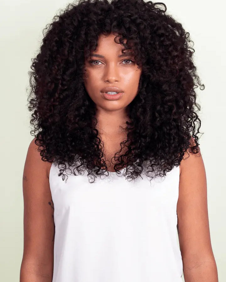 ALICE - Aplique cacheado tic tac de 50cm & 160g