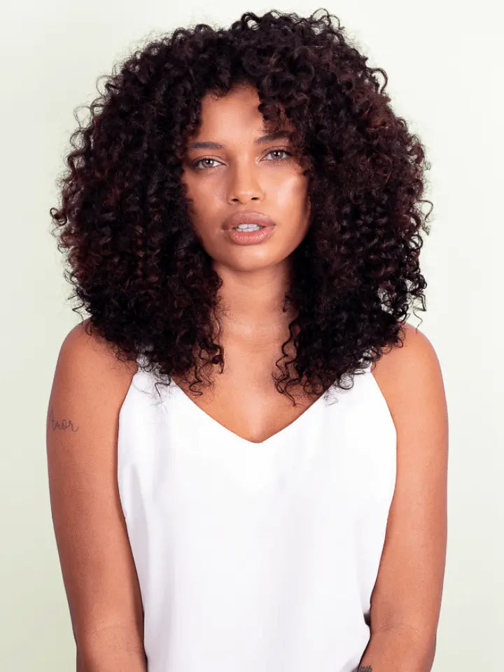 EVA - Aplique cacheado tic tac de 40cm & 140g