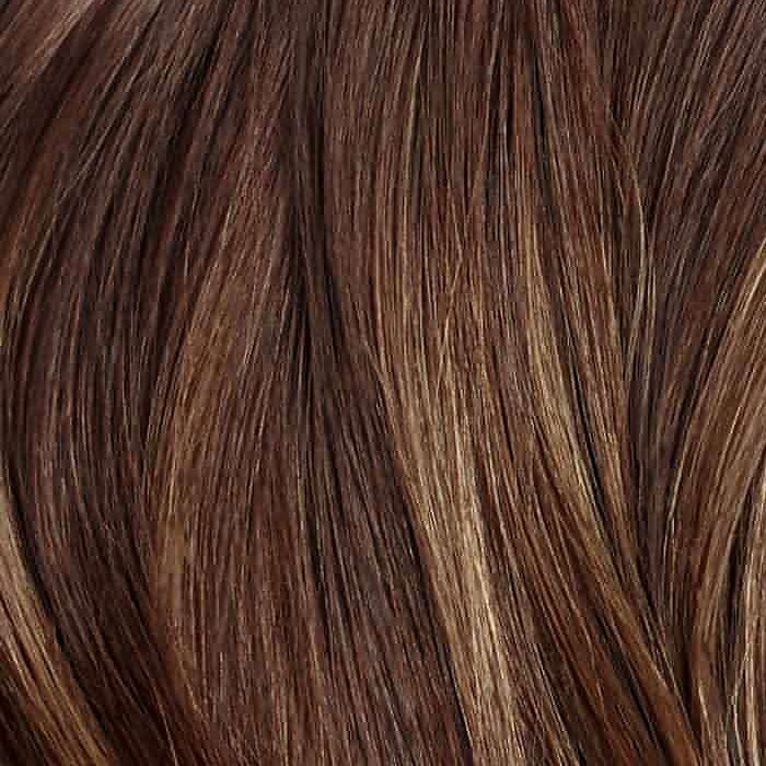 NYX - Aplique de tic tac halo fio invisivel de cabelo humano marrom 45cm e 100g