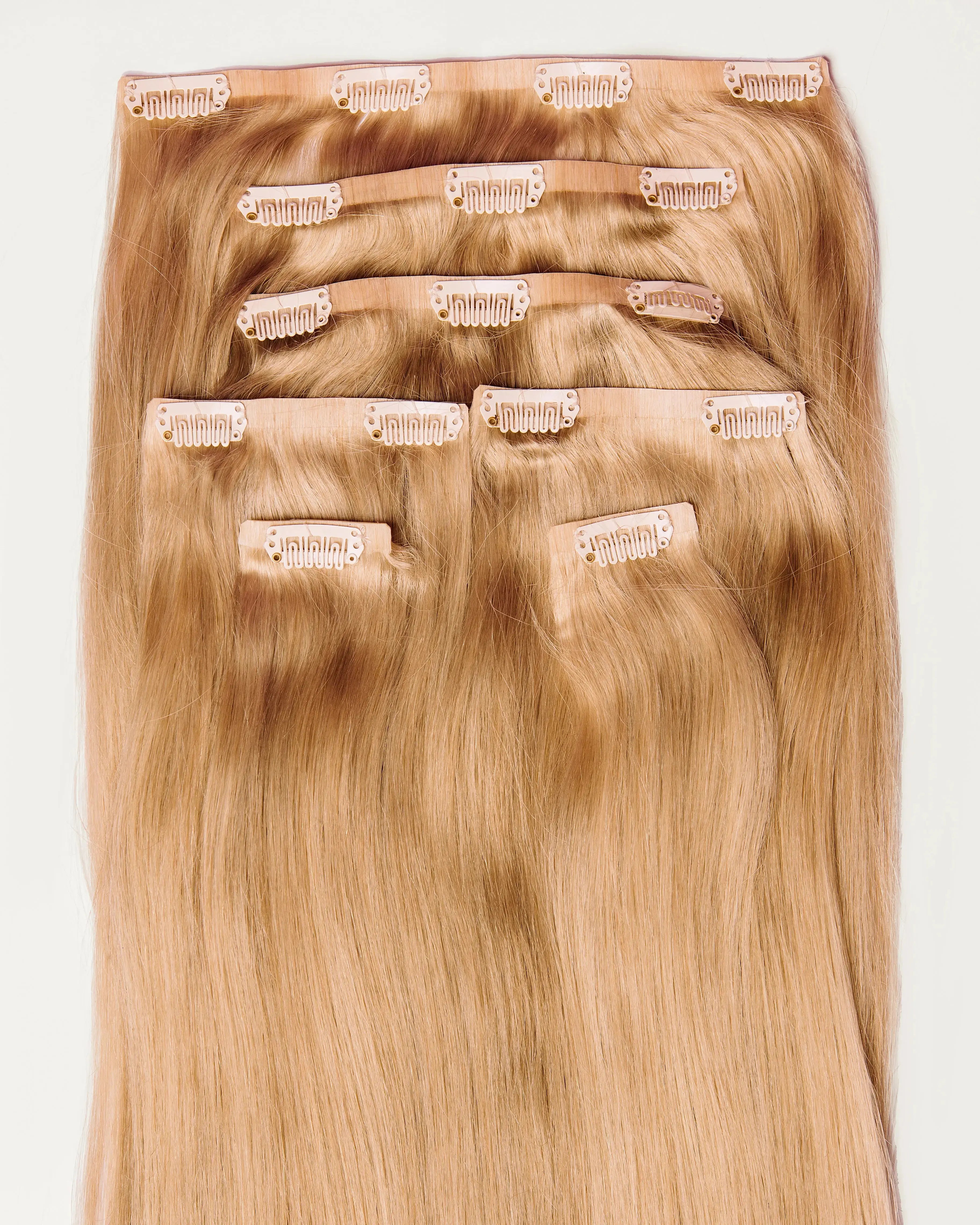 JUNO - Aplique de cabelo loiro nanopele tic tac de 65cm & 180g - 200g - MOJO