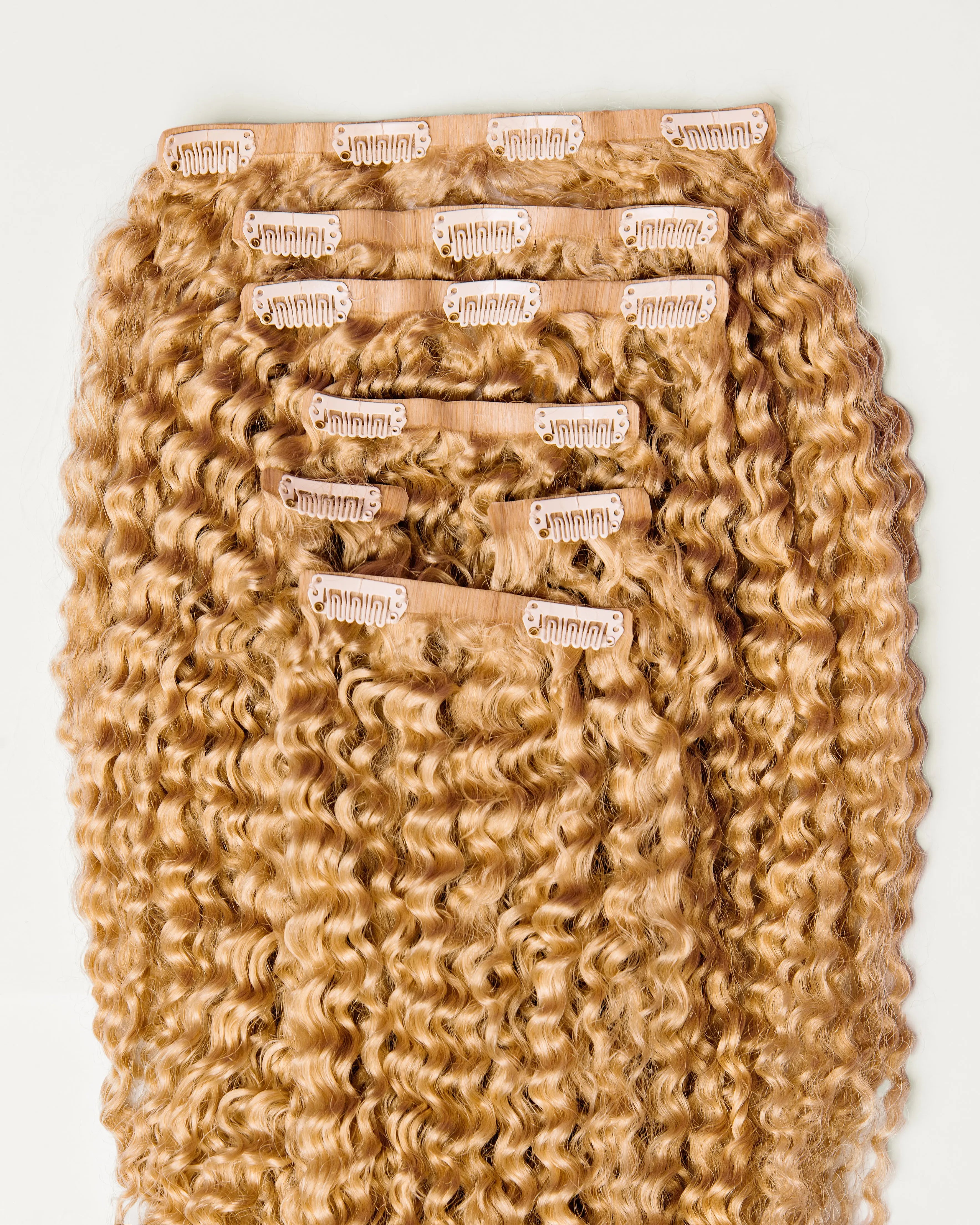 PATRICE - Aplique cacheado tic tac loiro de 45cm & 140g