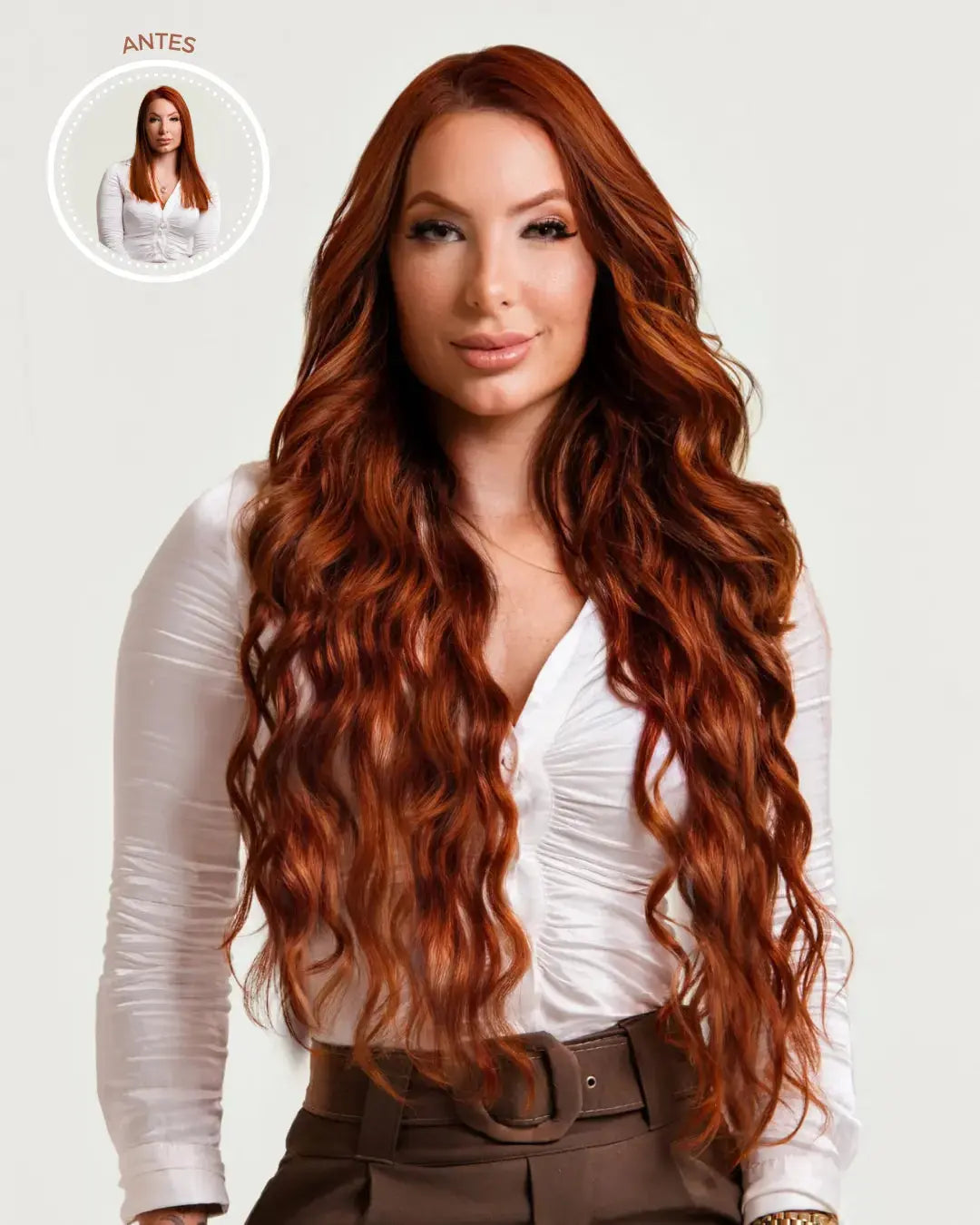 FENIX - Aplique de tic tac ruivo de 65cm & 180g - 200g - MOJO