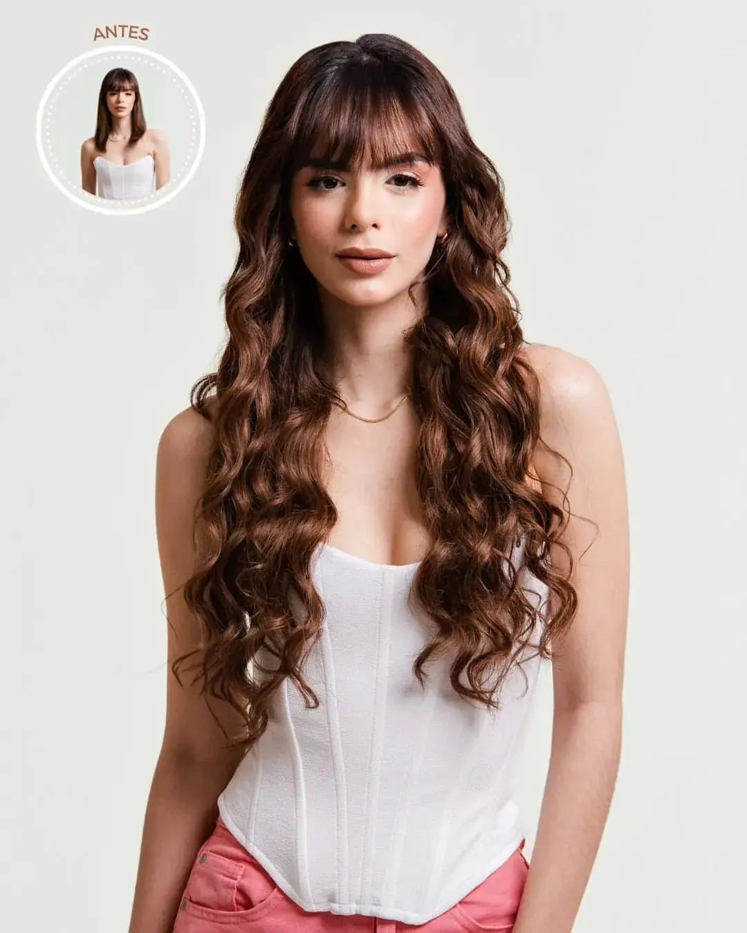 IRIS - Aplique de tic tac marrom de 55cm & 160g - 170g - MOJO