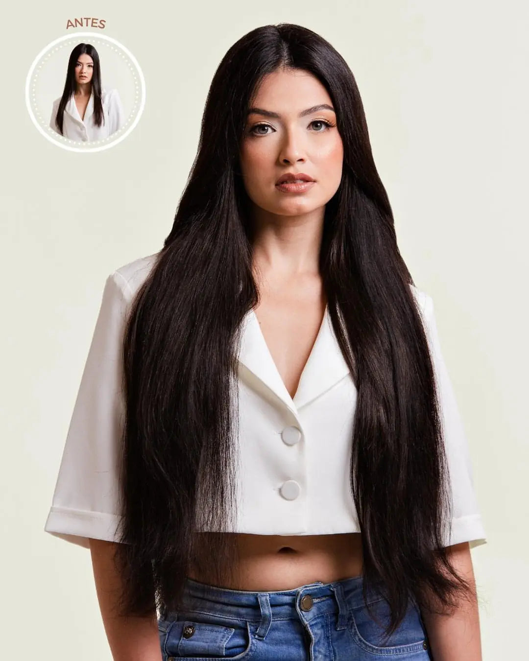 FLORENCE - Aplique de tic tac preto de 65cm & 180g - 200g - MOJO