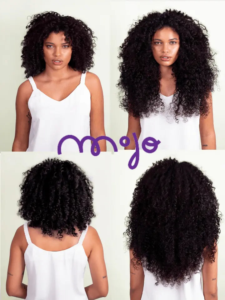 MORGANA - Aplique cacheado tic tac de 60cm & 180g