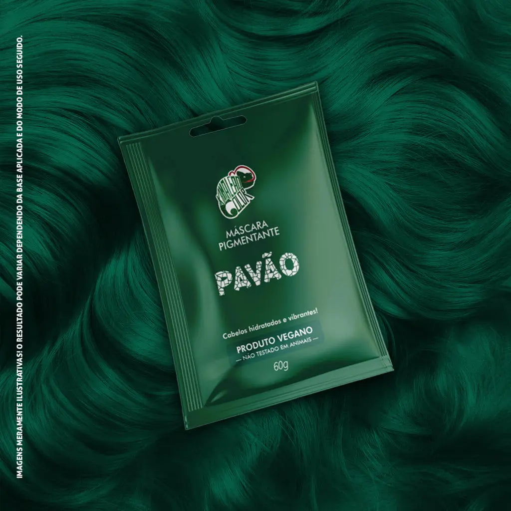 Celeste - Aplique de cabelo Colorido - 35cm - Kamaleao Color