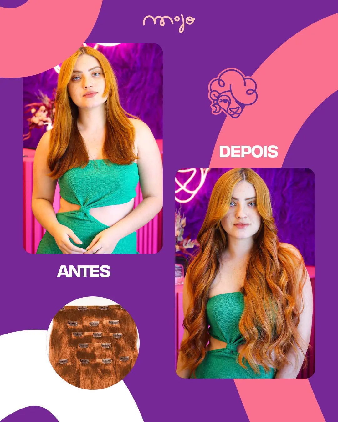 A-Transformação-Perfeita-Cabelos-Ruivos-ou-Ruivos-com-Mechas-Loiras-Graças-às-Extensões-da-MOJO MOJO