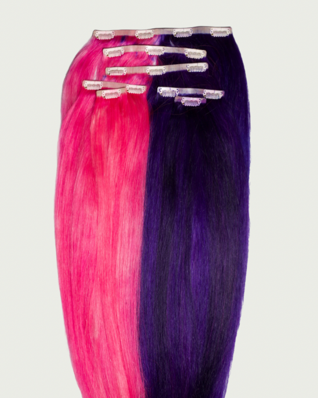 all-groups Stella - Aplique de tic tac 55cm cabelos humanos coloridos