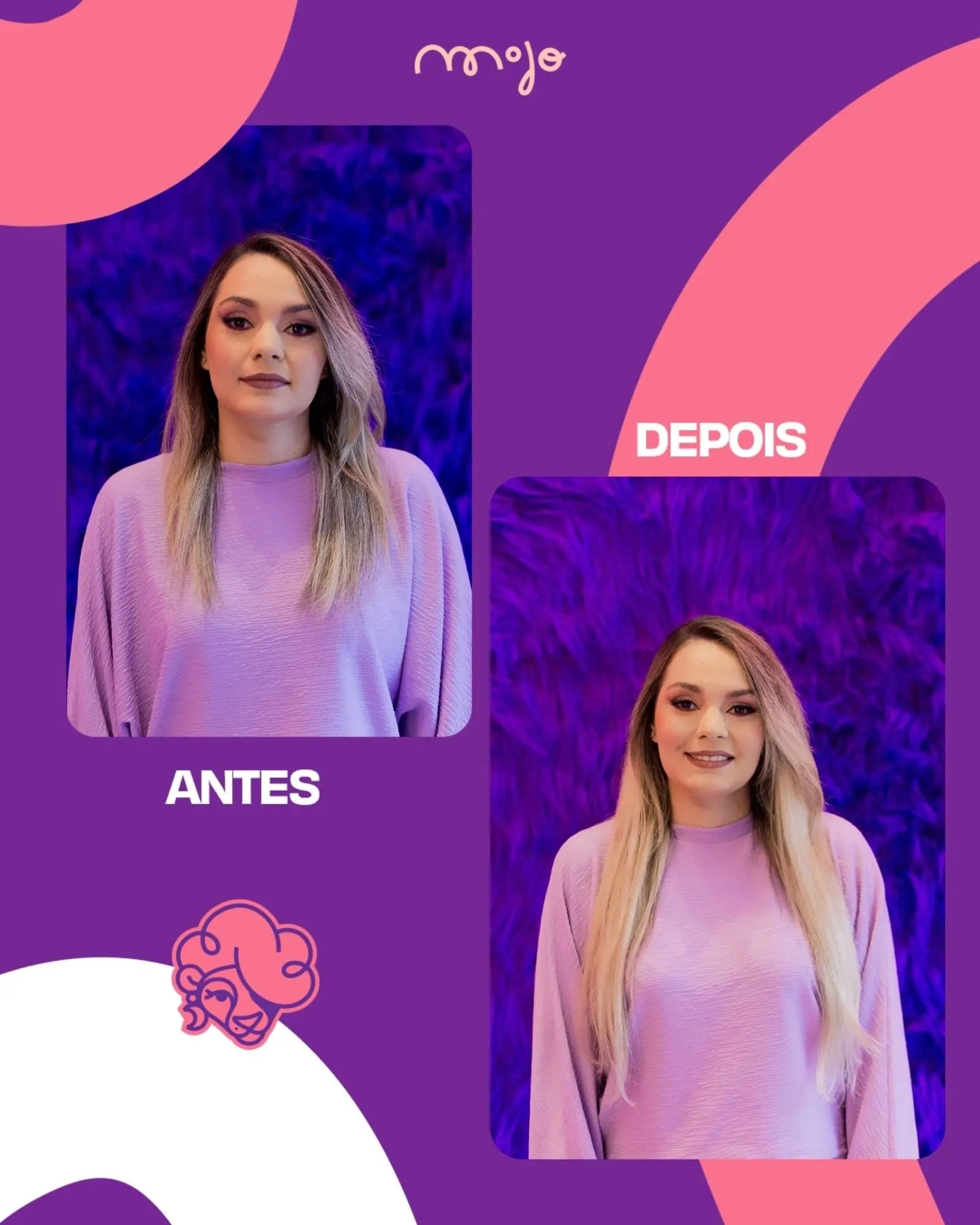 Aplique de Cabelo Halo MOJO – Loiro Claro 55cm (Cabelo Humano) MOJO