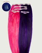 Poppy - Aplique de tic tac 65cm cabelos humanos coloridos