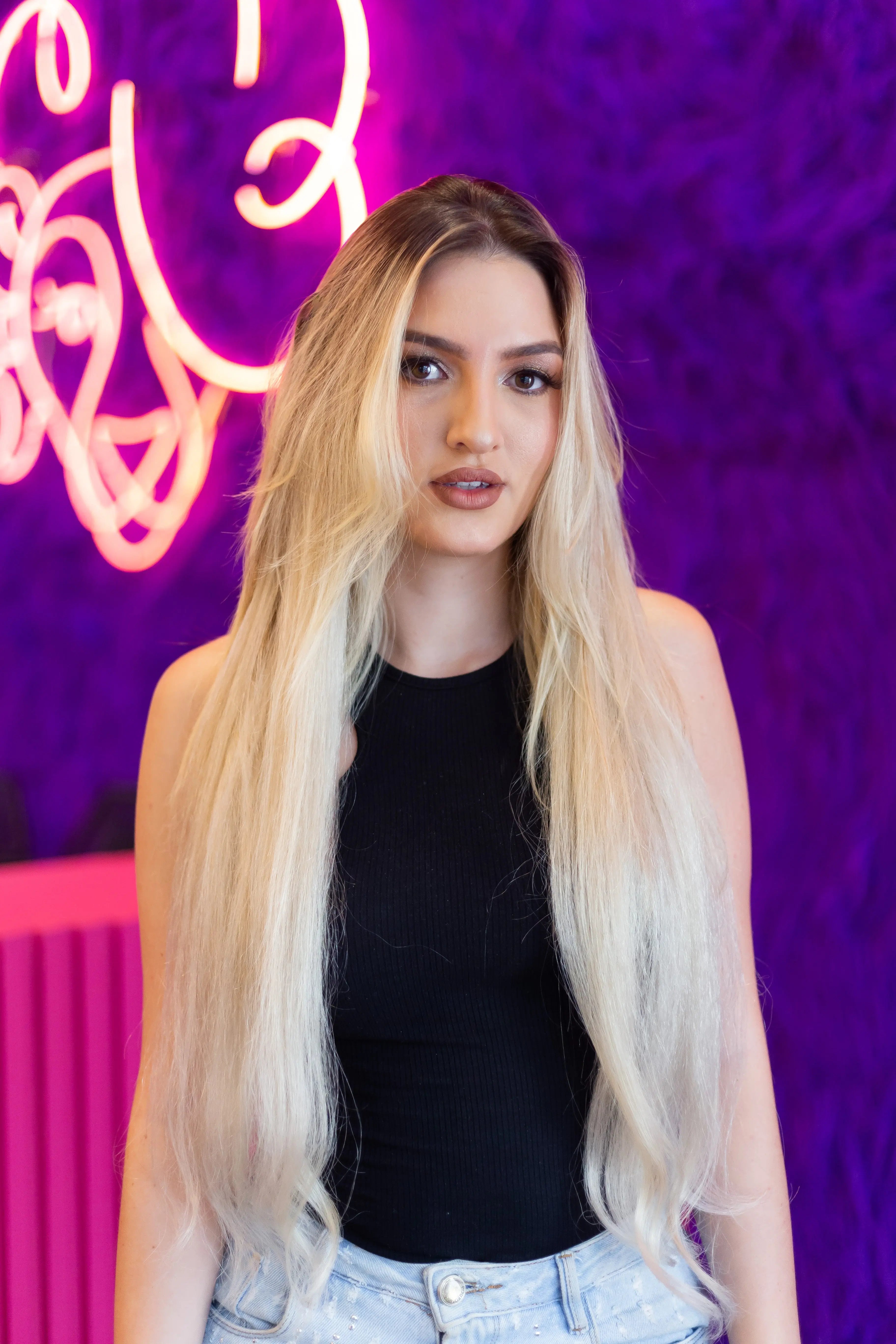 ZELDA - Aplique de tic tac halo fio invisivel de cabelo humano loiro 65cm e 100g - MOJO