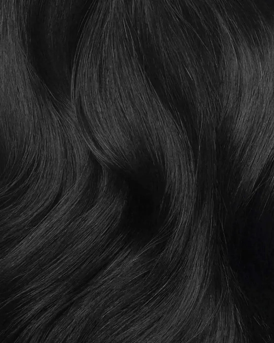 REBECA - Aplique de cabelo tic tac de 55cm & 160g a 170g - preto e castanhos - MOJO