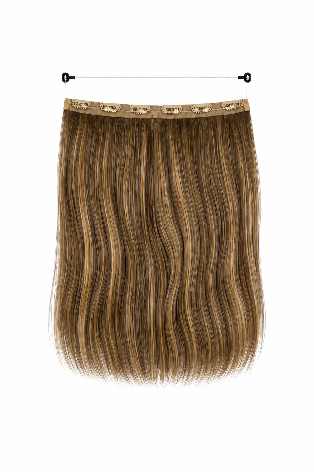 Aplique de Cabelo Halo MOJO – Morena Iluminada 35cm (Cabelo Humano)