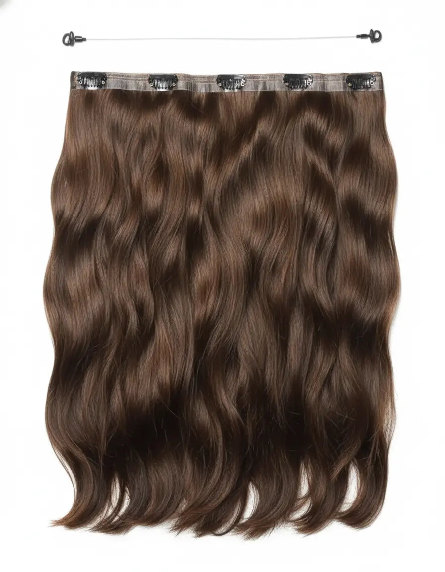 Aplique de Cabelo Halo MOJO – Chocolate 35cm (Cabelo Humano) MOJO