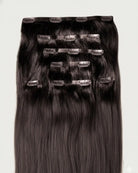 Aplique Tic Tac Invisi MOJO – Castanho Escuro 55cm (Cabelo Humano) -  160–170g MOJO