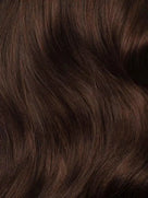 JADIS - Aplique de tic tac halo fio invisivel de cabelo humano marrom 65cm e 100g - MOJO