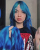 all-groups aplique de cabelo humano azul