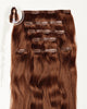 Aplique Tic Tac Invisi MOJO – Marrom Avelã 55cm (Cabelo Humano) 160–170g