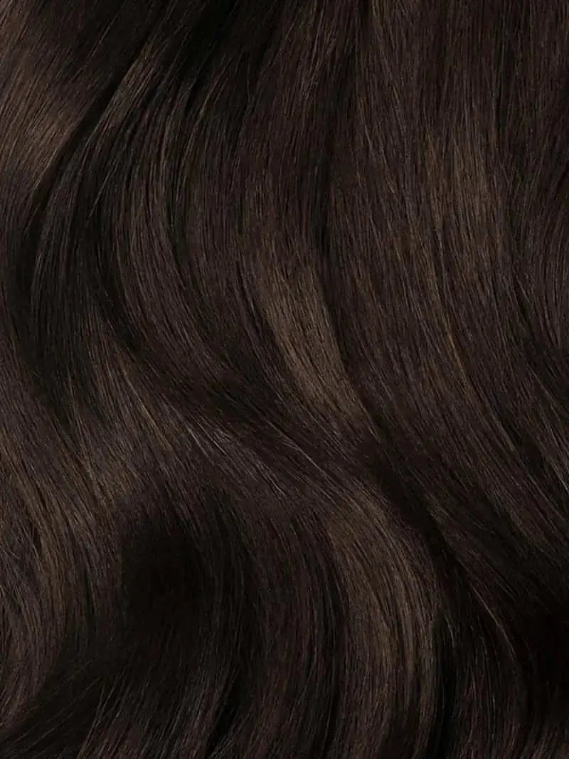 URSULA - Aplique de tic tac halo fio invisivel de cabelo humano 45cm e 100g - MOJO