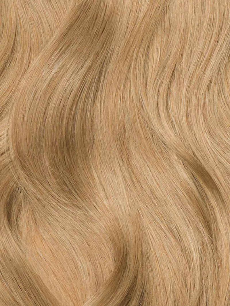 MINERVA - Aplique de tic tac halo fio invisivel de cabelo humano loiro 45cm e 100g