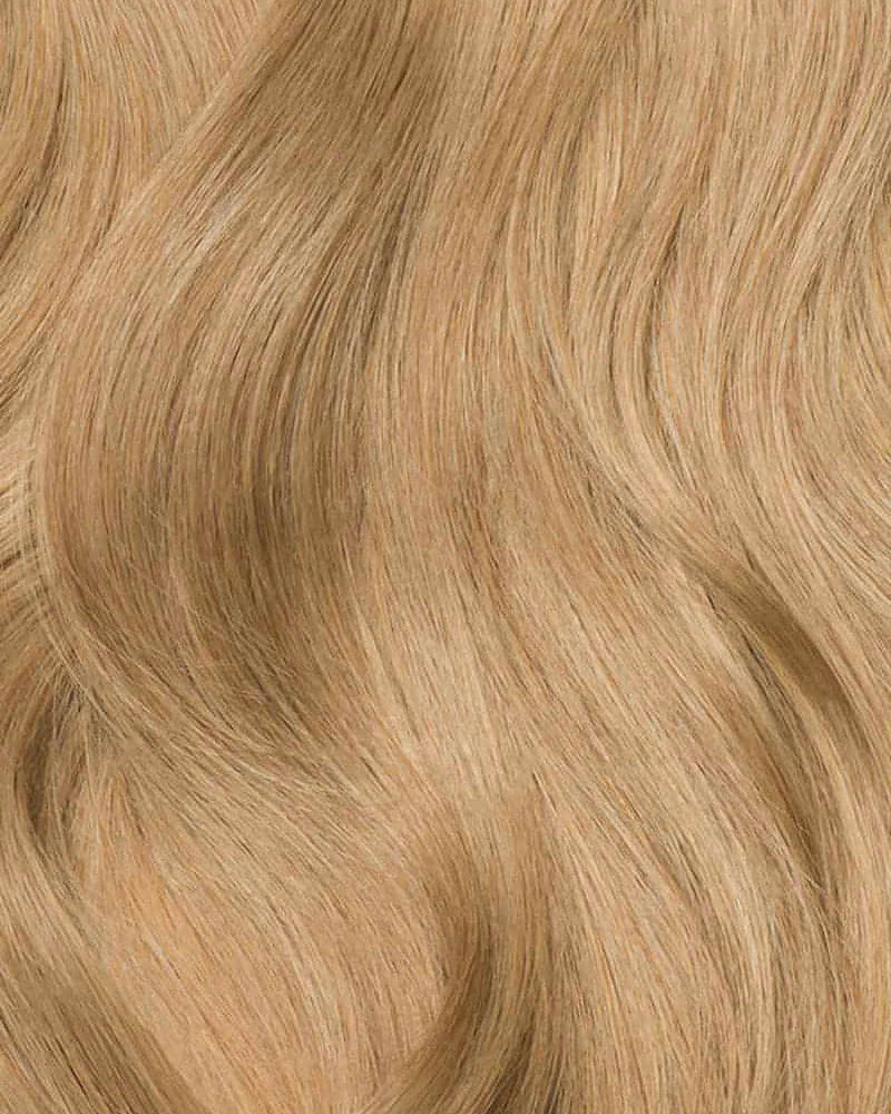 CLARA - Aplique de tic tac halo fio invisivel de cabelo humano loiro 35cm e 100g