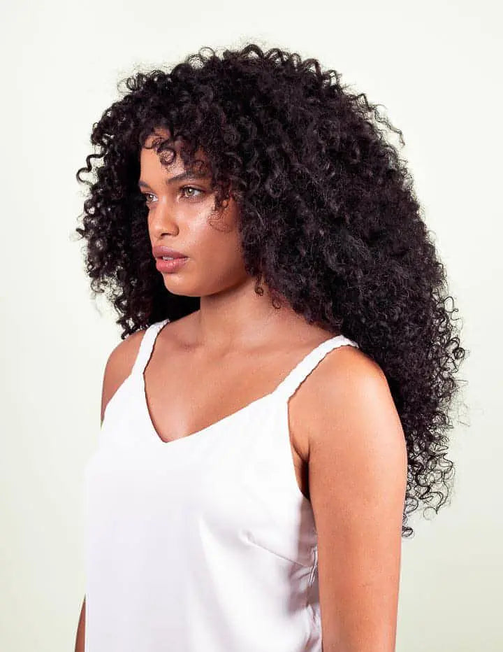 MORGANA - Aplique cacheado tic tac de 60cm & 180g